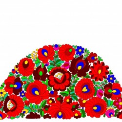 Hungarian floral pattern